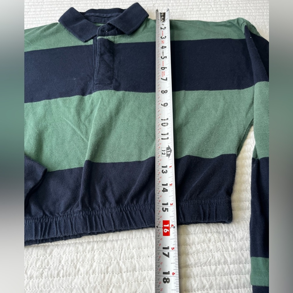 BDG Urban Outfitters striped long-sleeve polo shirt . - Picture 5 of 8